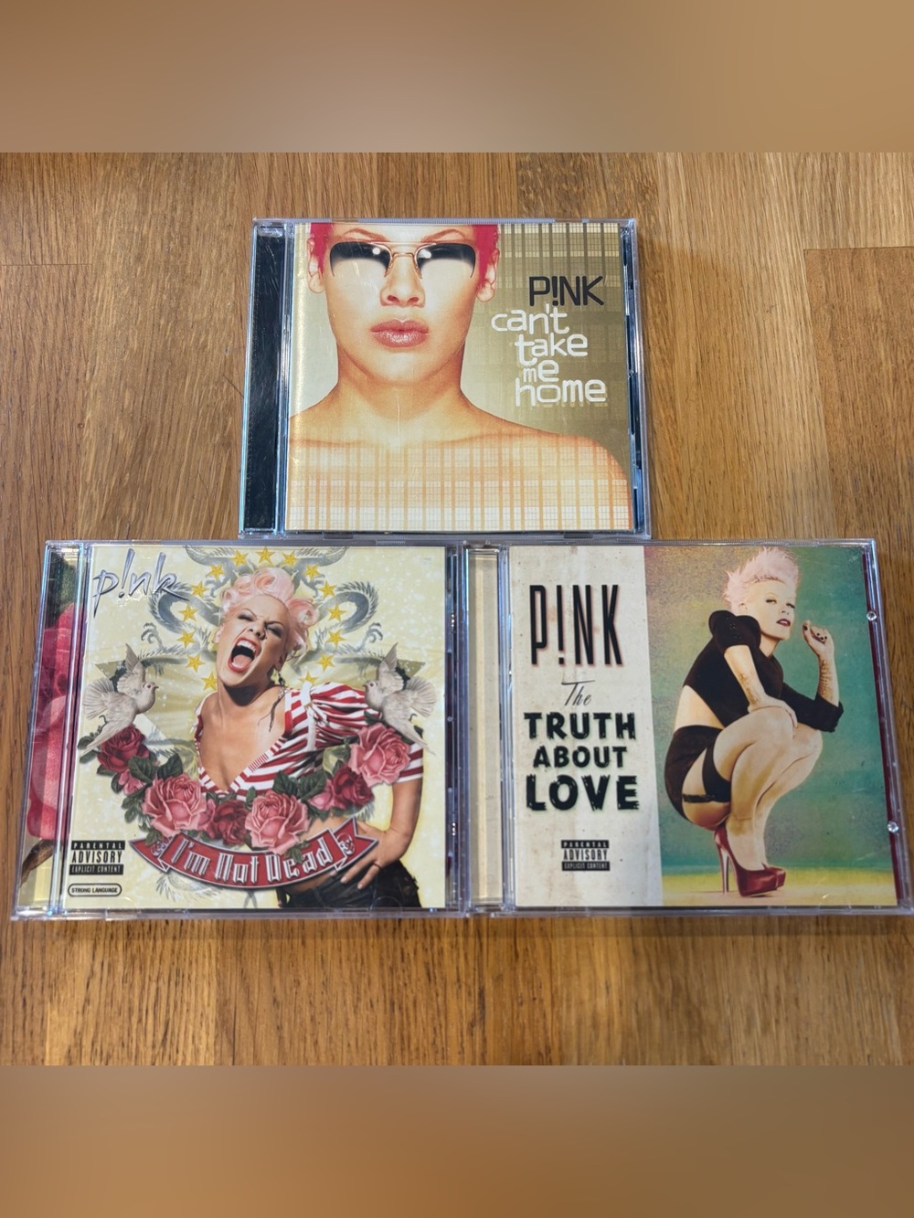 P!nk 3xCD Lot The Truth About Love I’m Not Dead Explicit Can’t Take Me Home Pink
